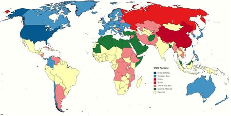 Map Of Ww3 Factions 2027 2030s Rmaps