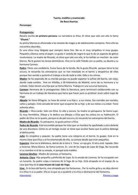 Tuerto Maldito Y Enamorado Pdf