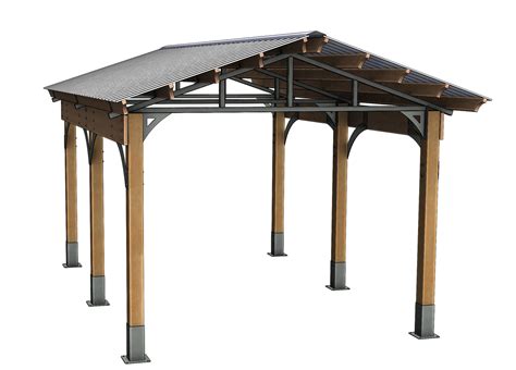 Steel and Wood Carport – Grizzly Shelter Ltd.