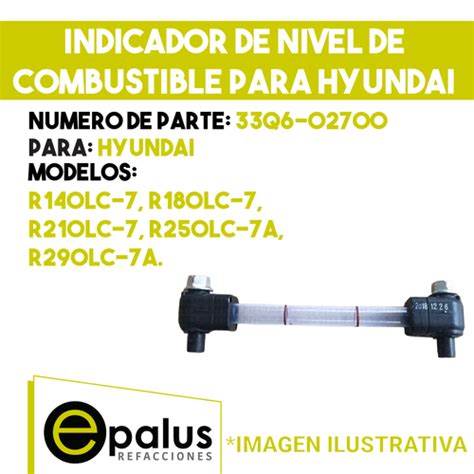 INDICADOR DE NIVEL COMBUSTIBLE PARA HYUNDAI PARTE 33Q6 02700 Epalus