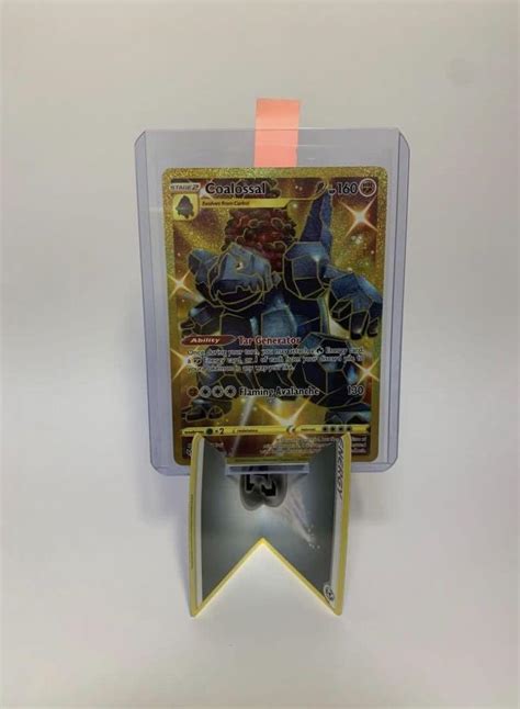 Coalossal GOLD Darkness Ablaze Pokemon Card Hobbies Toys Toys