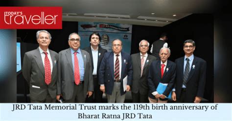 Jrd Tata Memorial Trust Marks The 119th Birth Anniversary Of Jrd Tata