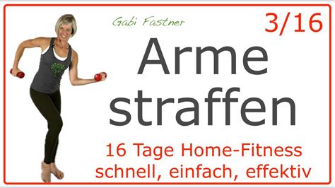 3 16 30 min Arme straffen und kräftigen Klein Hantel Training im