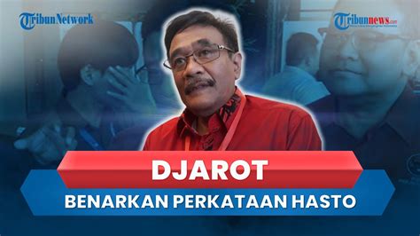 Djarot Benarkan Perkataan Hasto Soal Isu Prabowo Tampar Wamentan Youtube