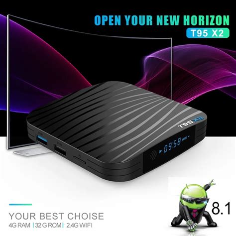 Купить FULL-T95X2 Смарт ТВ приставка Android 8,1 Amlogic S905X2 ...