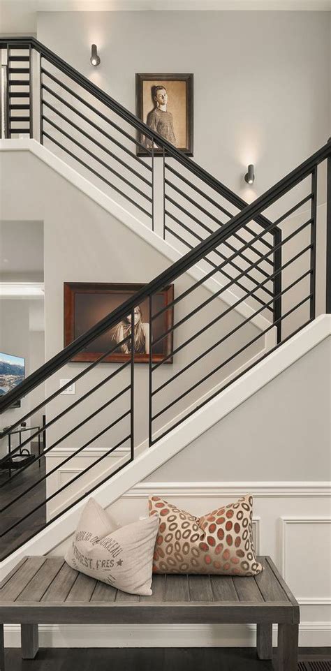 Open Staircase Cable Railing Industrial Staircase Outdoor Staircase Interior Staircase Black