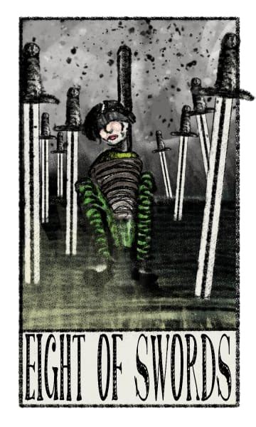 Eight Of Swords By Brian Huntress Artwork Archive