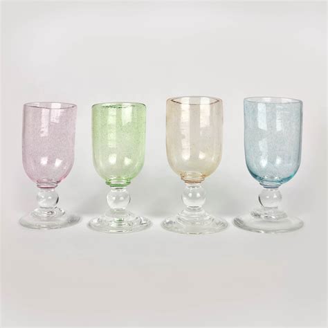 Emsie Sharp Hand Blown Jewel Wine Glasses V S