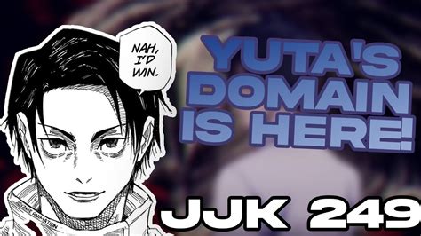 Yuta Uses Domain Expansion Jujutsu Kaisen Chapter 249 Leakscoverage