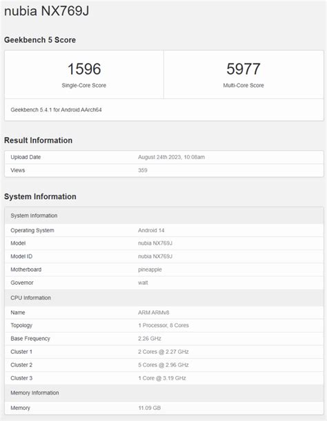 高通骁龙 8 Gen 3 标准版跑分曝光1 5 2 八核设计主频 3 19GHz