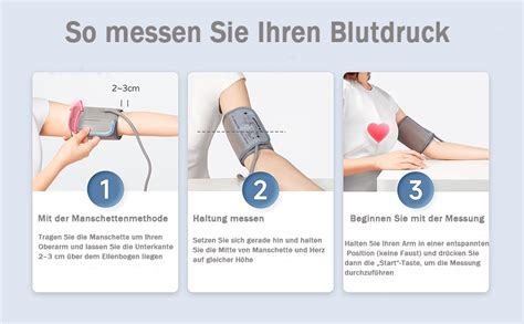 Blutdruck Messgerät für den Heimgebrauch Oberarm blood pressure monitor