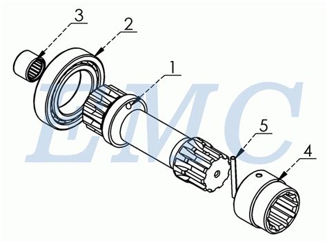 Pto Iveco 2895 Cardan Shaft 140 Mm EMC Hydraulic