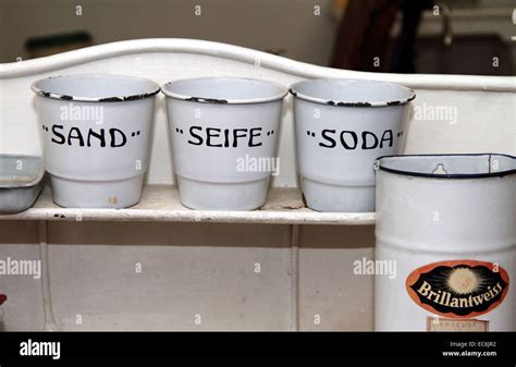 Hygiene Container From The Past Stock Photo Alamy