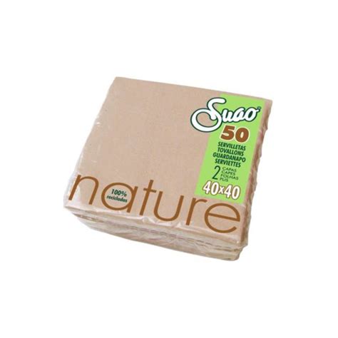 Suao Nature Servilletas Recicladas X Cm Ud La Drogueria