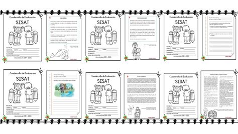 Excelente cuadernillo de evaluación SisAT para todos los grados 2019