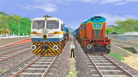 Train Engine Switching From Wdm3d To Wdp4d Indian Railways Train