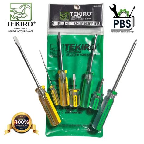 Jual Obeng Kristal Tekiro ORIGINAL Obeng Set Tekiro Pembuka Baut