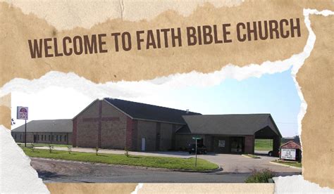 Welcome | Faith Bible Church