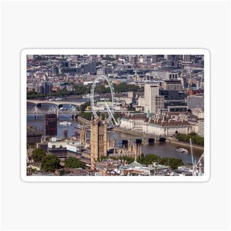 London Cityscape Sticker For Sale By Aleksander37 Redbubble