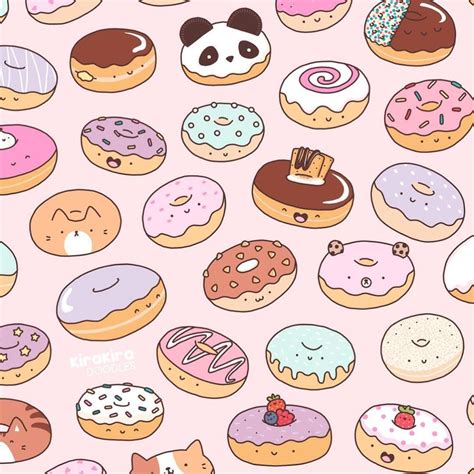kawaii donut wallpapers top  kawaii donut backgrounds
