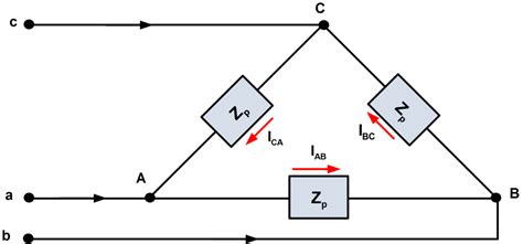 Three Phase Delta Connection Three Phase Powervoltagecurrent