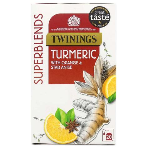 Twinings Superblends Turmeric Tea With Orange Star Anise Sinin