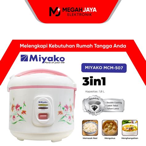 Jual Miyako Rice Cooker Magic Mcm Mcm Mcm