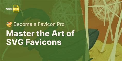 How can I create an SVG favicon?