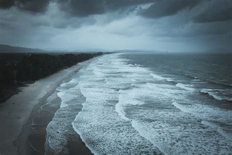 Aerial View of a Beach · Free Stock Photo