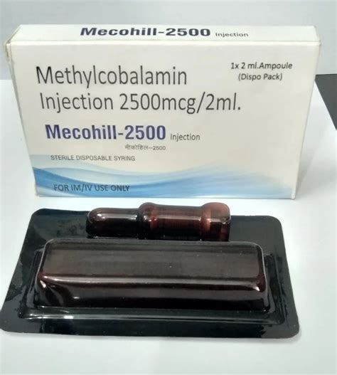 Methylcobalamin Mecohill Injection Mcg At Best Price In Haridwar