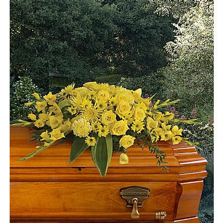 Graceful Grandeur Casket Spray Gorgeous Flowers Jamaica