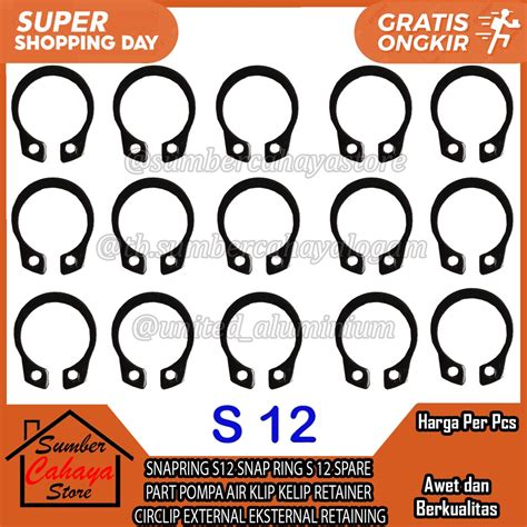 Jual Snapring S Snap Ring S Spare Part Pompa Air Adt Shimizu