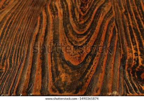 Detailed Teak Wood Texture Wallpaper Foto Stock 1490365874 Shutterstock