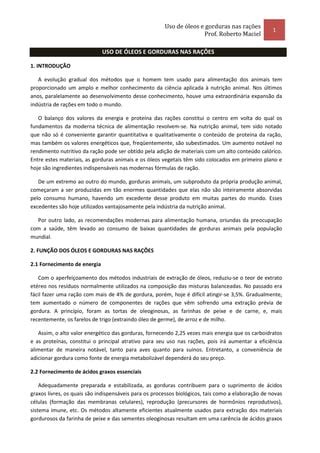 Uso Oleos Gorduras PDF