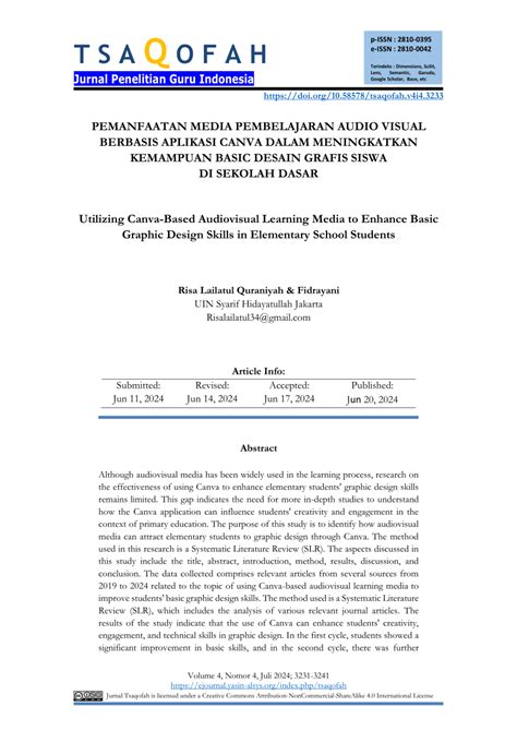 Pdf Pemanfaatan Media Pembelajaran Audio Visual Berbasis Aplikasi