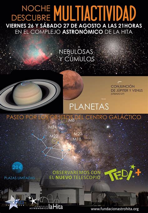 Complejo Astronómico La Hita propone un fin de semana de actividades