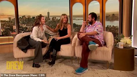 Drew Barrymore Experiences Her First Ever Hot Flash On Her Show With Jennifer Aniston Daily