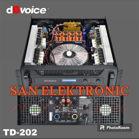 Jual Power Db Voice Td Original Amplifier Dbvoice Class Td Shopee