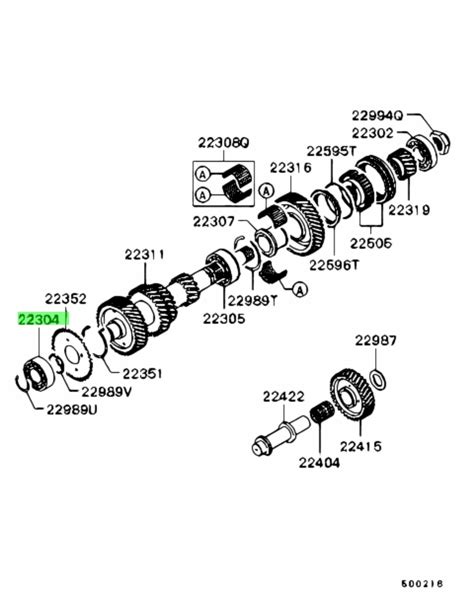 Buy Genuine Mitsubishi Mb Bearing M T Countershaft Fr Bearing T F