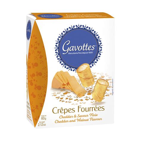 Biscuits apéritifs crêpes cheddar noix TRAOU MAD DE PONT AVEN le