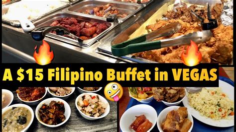 A Filipino Buffet In Las Vegas Vegas Vegasbuffets Vegaseats