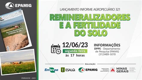 Informe Agropecu Rio Remineralizadores E A Fertilidade Do Solo