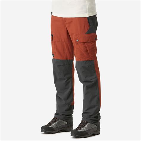 Mens Sturdy Mountain Trekking Trousers Mt500 Forclaz Decathlon