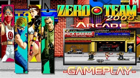 Zero Team Arcade Gameplay Mame Fps Youtube