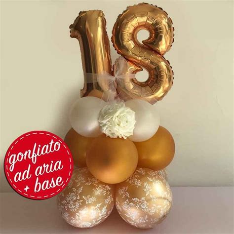 Centrotavola 18 Anni Palloncini E Fiori