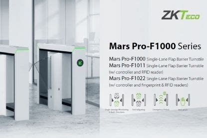 ZKTeco Mars Pro F1000 Control de Entrada Tecnitrán