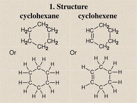 Cyclohexene Structural Formula