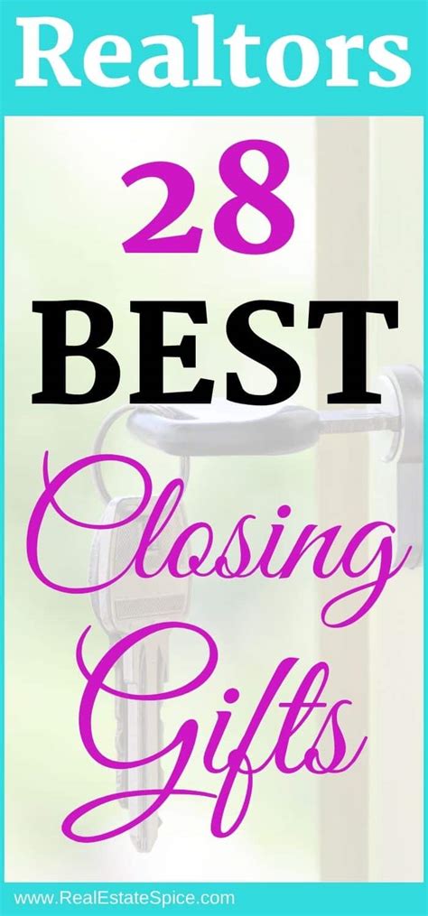 28 UNIQUE Real Estate Closing Gifts That WOW - Be Memorable