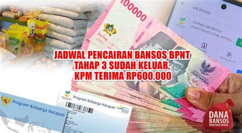 Alhamdulillah Ada Saldo Bansos Bpnt Rp Masuk Rekening Kpm