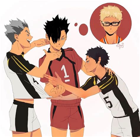 Bokuto X Kuroo X Akaashi X Tsukishima